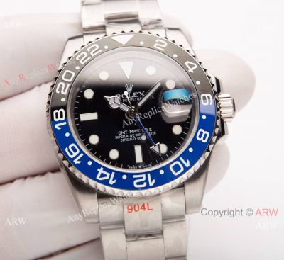 Swiss Quality Rolex GMT-Master ii Batman Ceramic Bezel Citizen Watch 40 mm